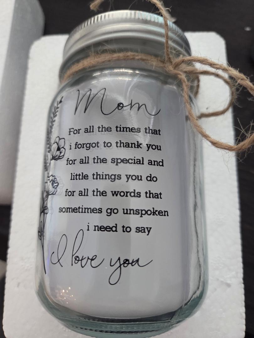 Mom Mason Jar Night Light - Image 2